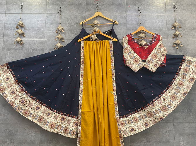 Special navratri concept 8 mtr flair chaniya choli Collections